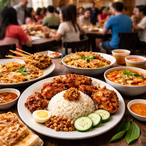 authentic Malaysian dining experience at Village Park Restaurant