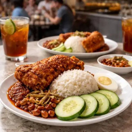 best Nasi Lemak Ayam Goreng at Village Park