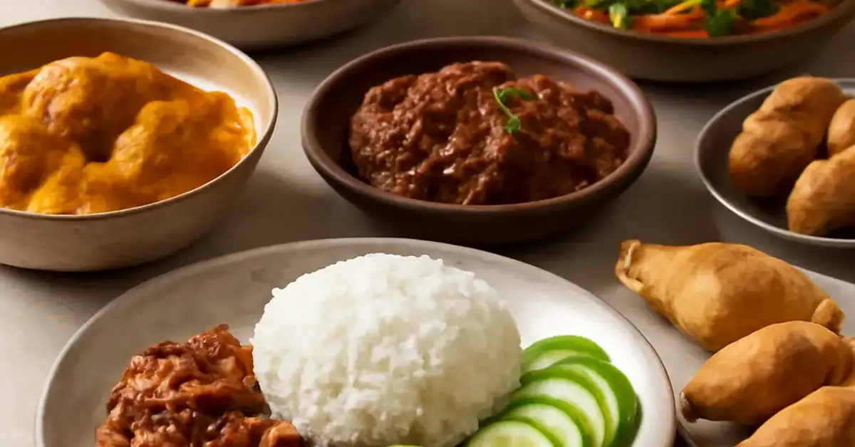 Malaysian festival dishes