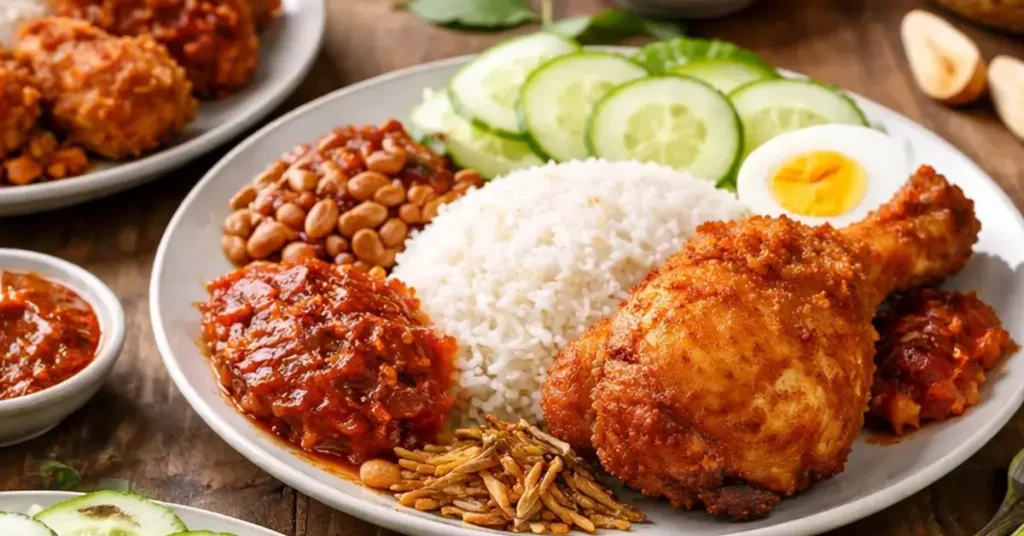 Nasi Lemak Ayam Goreng, nasi lemak ayam goreng, famous nasi lemak review, best nasi lemak ayam goreng