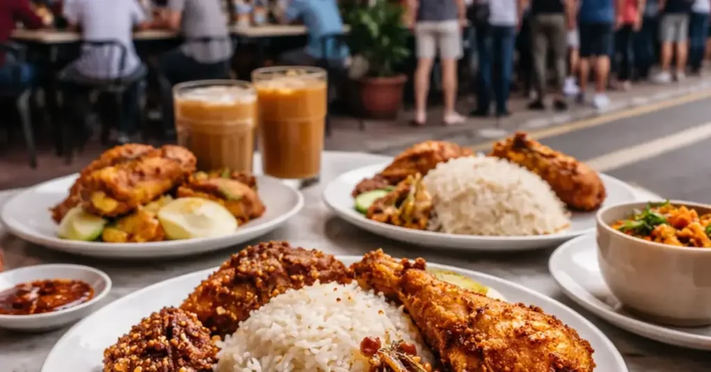 Village Park Restaurant Is Famous for Nasi Lemak Ayam Goreng, Village Park Restaurant, Nasi Lemak Ayam Goreng, famous nasi lemak in Malaysia