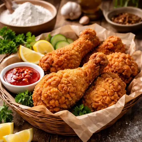 Village Park Restaurant's crispy fried chicken