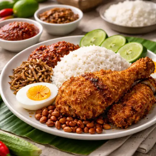 Village Park Restaurant’s Nasi Lemak Ayam Goreng