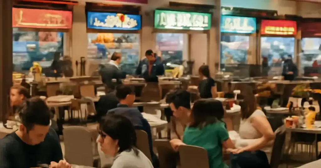 food court sunway pyramid, Sunway Pyramid food court, best food at Sunway Pyramid